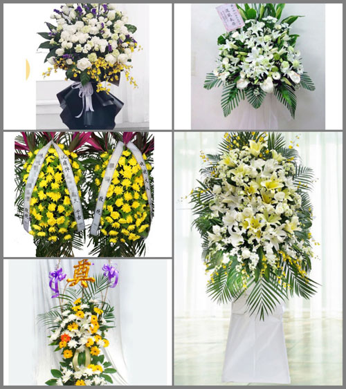 福建泉州晋江市龙湖镇鲁东村白事花篮预定
